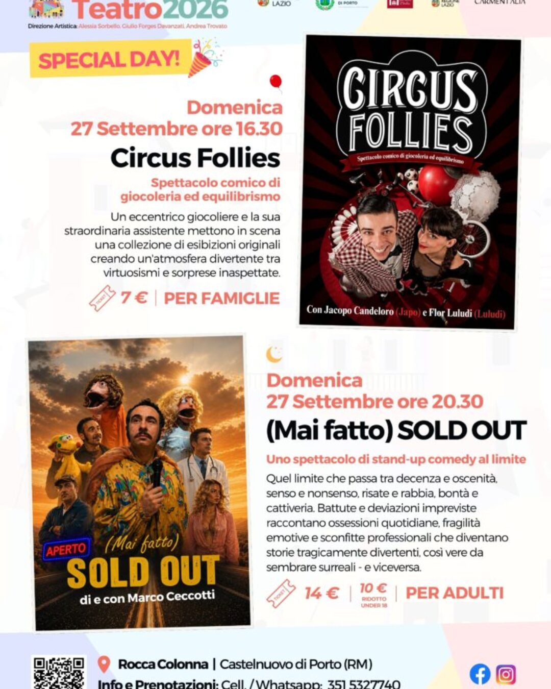 Castelnuovo ti porta a Teatro - Special Day